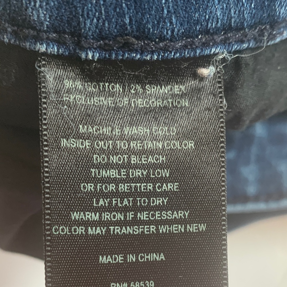 Kit from the Kloth Classic Blue Denim Jeans size 6 - Picture 5 of 9
